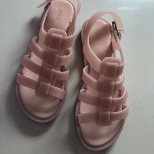 Melissa sandals nude